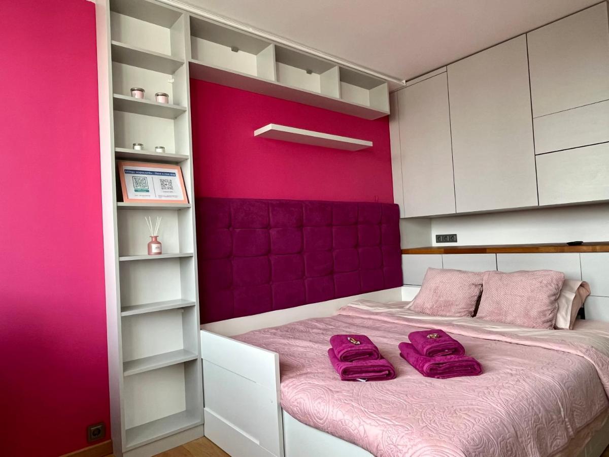 Ferienwohnung -- View City Center Pink -- Warschau Exterior foto